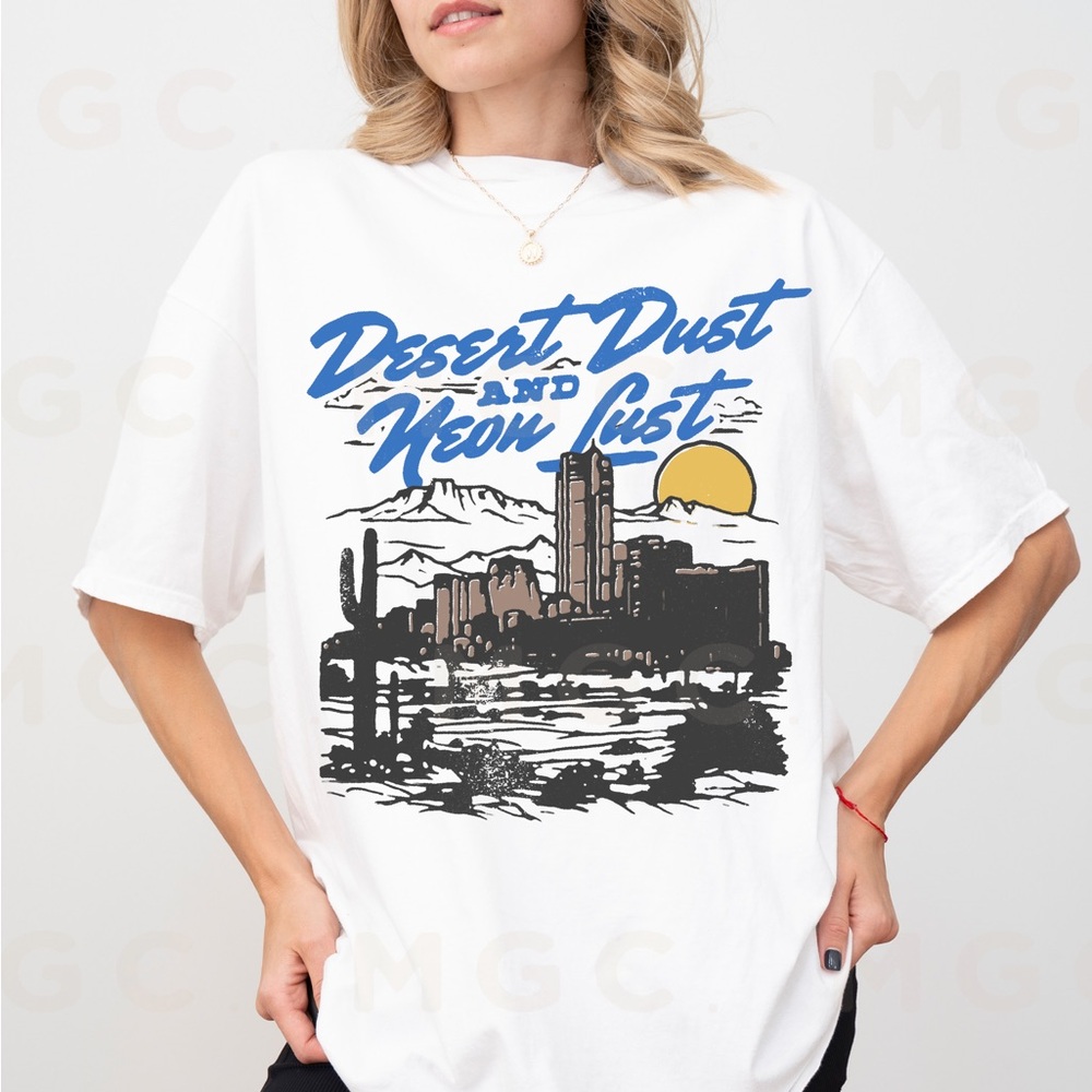 🚨 SALE 🚨 Comfort Colors Desert Dust Neon Lust Shirt